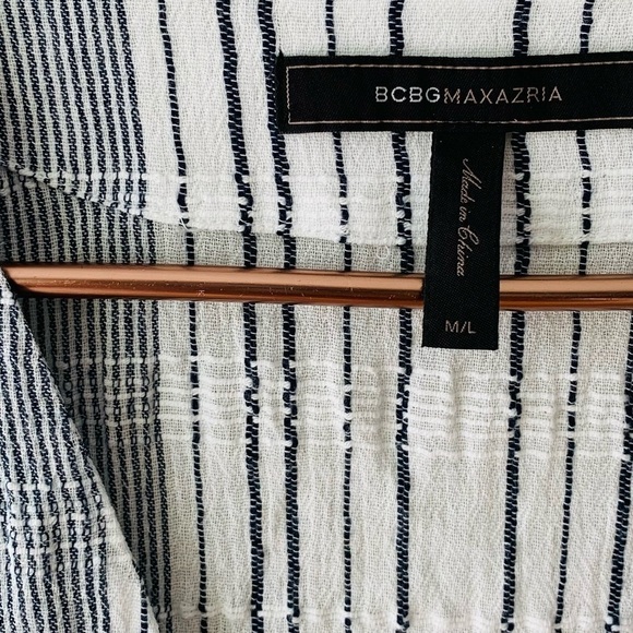 BCBGMaxAzria | Dove Ruffled Kaftan Dress Medium - Picture 4 of 7